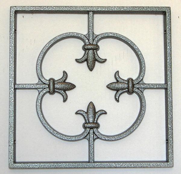 grille décorative Narcisse en aluminium moulé à la fonderie CT Industries