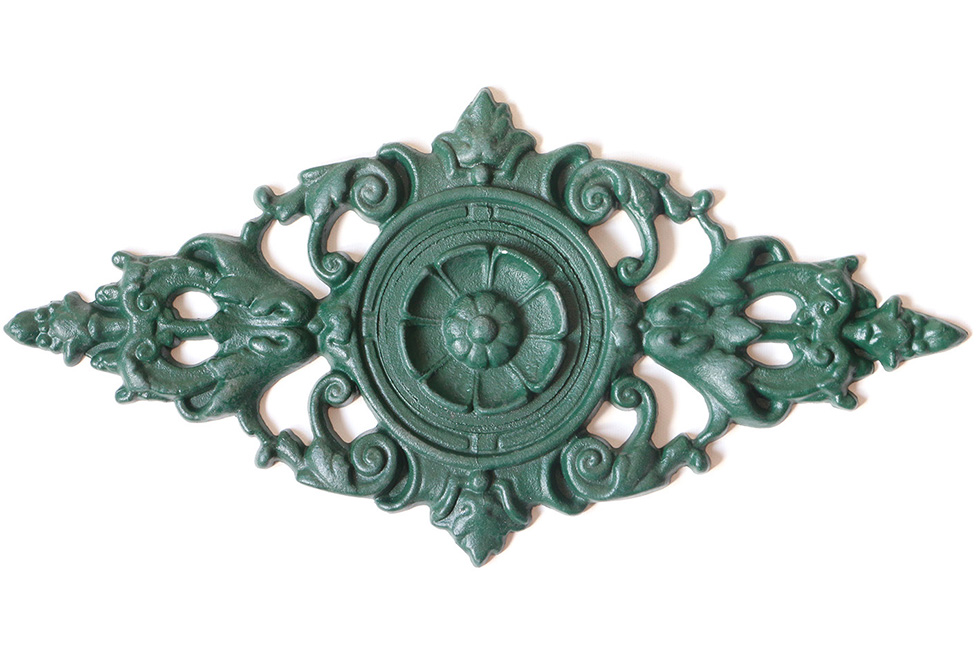 Palmette Ardennes en aluminium - fonderie CT Industries